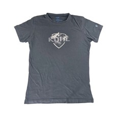 Kuhl Wildfibre T-Shirt Mens S Gray Organic Cotton Graphic Tee Mountain Logo SS
