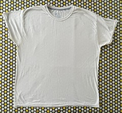 Hanes X-Temp White Size L Short Sleeve Crewneck Cotton T-Shirt