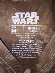 Star Wars Fifth Sun Chewbacca T-Shirt Brown Short Sleeve Size Medium