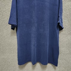 MURANO Men’s Blue Textured Knit Crew Neck Short Sleeve Shirt Size XL