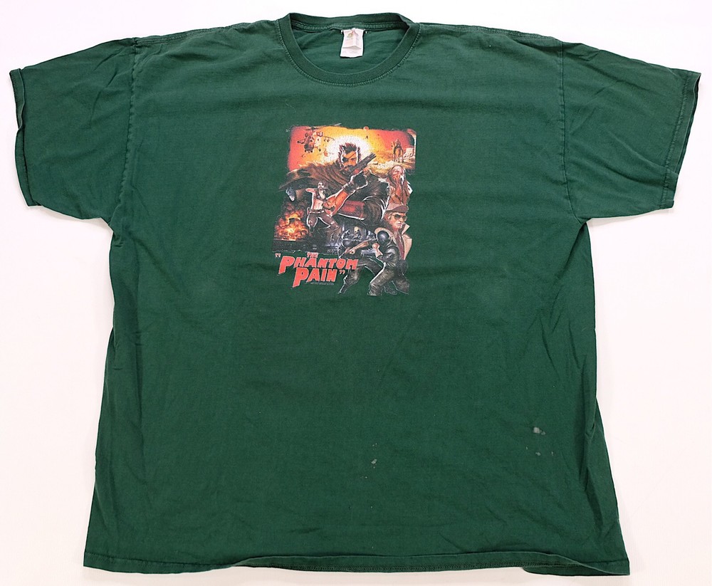 Rare Vintage Metal Gear Solid The Phantom Pain 2015 T Shirt 2010s Video Game 2XL