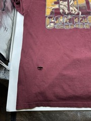 Vintage Wrangler Full Contact Sport Bull Rodeo T-Shirt USA Cowboy 90s Large L