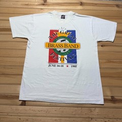Vintage 1995 Brass Band The Great Festival Danville Kentucky T-Shirt USA – Large