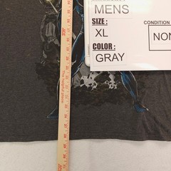 Marvel Black Panther Graphic Short Sleeve Casual Shirt Mens Size XL Gray