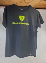 Polaris Slingshot Mens Gray / Green Solid Graphic T-Shirt Size M.