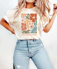 Loved Beyond Measure Shirt, Bible Verse Tee, Jesus T-Shirt, Floral Christian Tee