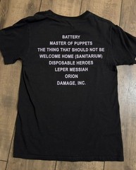 Master of puppets Metallica T-shirt men’s small medium double-sided