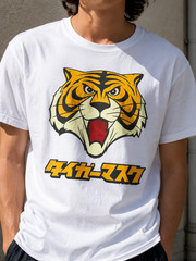 Men’s Tiger Japanese Style Unisex T-Shirt 100% Cotton Black White Streetwear