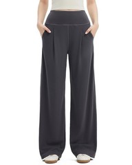 Women Casual Palazzo Pants with Pockets 2025 High Waisted Lounge Wide Leg Pan…