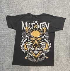 Of Mice And Men T Shirt Medium Band Metalcore Rock 2010s OM&M