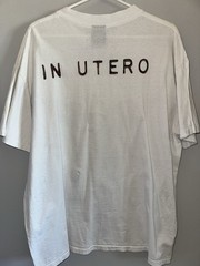 Vintage Nirvana In Utero Reprint Giant Tag XL Rare Shirt
