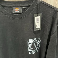 New! Dickies ASOS Marbury Black Long Sleeve Tshirt Mens Size Medium
