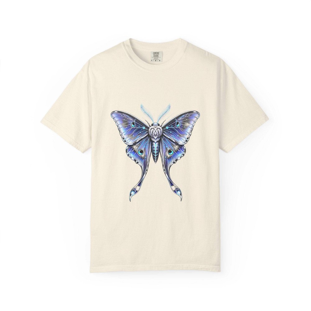 Chrome Lunar Moth Signal Graphic T-Shirt