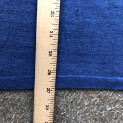 Vintage 1980s Shirt Mens Medium Blue Motivational Slogan I Do More Too