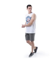 Way To Celebrate Men’s White American Custom Pickup Graphic Muscle Tank Top
