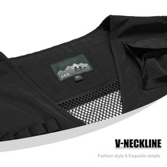 Men’s Summer Fishing Vest Multi Pockets Casual Vests Waterproof Quick Dry Out…