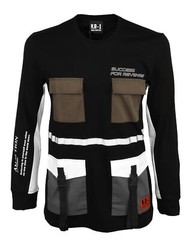 NWT KA-1 King’s Ambition T-SHIRT black long sleeve cotton luxury UAE M