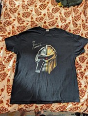 Vintage Battlestar Galactica Cylon T-Shirt XL Y2K Sci-Fi Retro Robot Graphic Tee