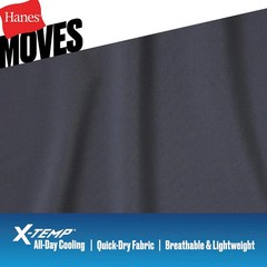 Hanes Mens Moves Mesh T-Shirt X-Temp Moisture Wicking Performance Tee