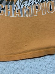 University of Tennessee 1998 National Championship Orange Shirt NO TAG FITS MED
