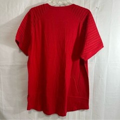 COOFANDY Mens Raglan Pleated Sleeve Muscle Fit Gym & Training T-Shirt Red XL