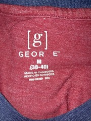 Lot Of 3 Champion Brooklyn & George Mens T Shirt Short Sleeves Black Red Beige M