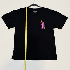 Snoopy Woodstock Peanuts Asian Japanese Black T Shirt Plum Blossoms Size Large