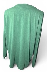 Carhartt Loose Fit Henley Shirt Men’s 2XL Green Long Sleeve Pocket Logo TK0128