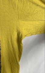 Supreme Men’s Yellow FW17 Josh Smith Reaper Graphic T-Shirt Script Back Sz M