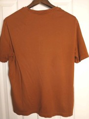 Murano Liquid Luxury Men’s T-shirt V Neck Rust Color Size Large Super Soft