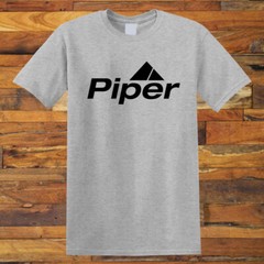 Piper Aircraft Aviation Airlines Men’s Grey T-Shirt S-5XL