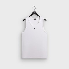 Kith Crest Ribbed Tank White khm035135-101 Men’s XXL Apparel New