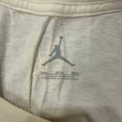 Jordan Men’s White and Cream T-shirt
