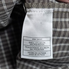 VTG Nike ACG Long Sleeve Shirt L Olive Gray Plaid Button Up Outdoor Gorpcore