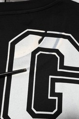 DOLCE & GABBANA T-shirt Black Cotton Letter Print Short Sleeve IT48/US38/M $900