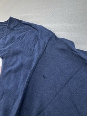 Captain America Shield T-Shirt Navy Blue Graphic Print Mens Size Large Read
