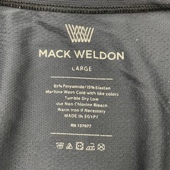 Mack Weldon Men’s Performance S/S T-Shirt Navy Blue • Large