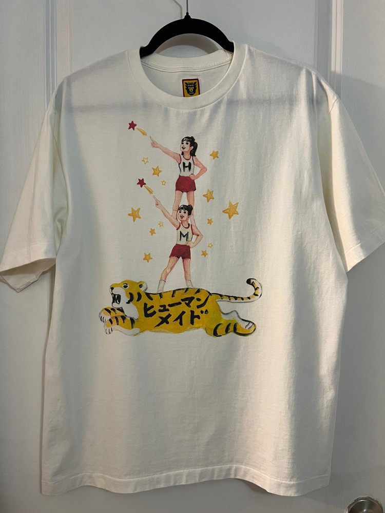Human Made x Keiko Sootome T-Shirt #3 White, Size L *RARE*