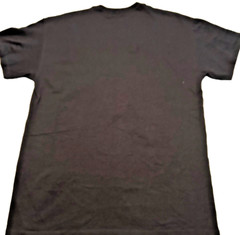 Liquid Blue Multi-Color Skull Graphic On Black T-Shirt Medium Brand New
