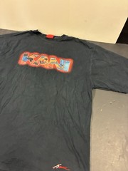 Men’s Vintage 90’s Karl Kani T Shirt Black Size XXL Spellout Logo!