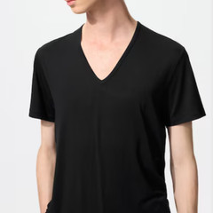 UNIQLO Heattech T-Shirt Short-sleeve Beige Black White MEN New Japan
