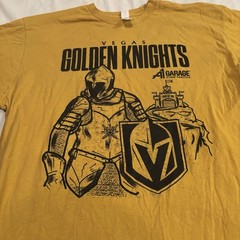 Las Vegas Golden Knights T Shirt Size XL Yellow A1 Promo