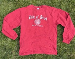 Vintage Ride Of Steel Darian Lake Long Sleeve Shirt Six Flags, Superman Men’s L