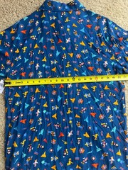 Disney California Adventure 20th Anniversary Camp Shirt Hawaiian Button Up Men’s
