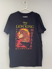 PRE-OWNED UNISEX BLACK DISNEY LION KING MUFASA FUNKO SHIRT LARGE