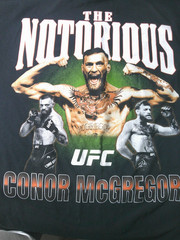 The Notorious Conor McGregor Shirt Sz L UFC Authentic Graphic Tee MMA