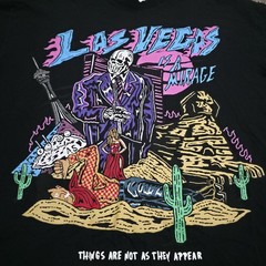 Warren Lotas “Las Vegas is a Mirage”Black T-Shirt Size XXL