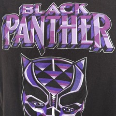 Black Panther T Shirt Mens Size Medium Black Marvel Comics Movie Promo