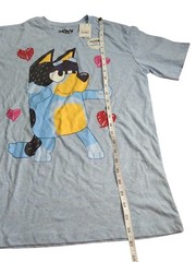 Bluey Bingo Blue Heather Short Sleeve Graphic T-Shirt Unisex Med.NWT