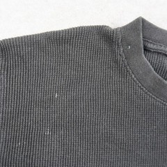 Pro Club Heavy Weight Thermal Shirt Mens Large Black Waffle Knit Long Sleeve L